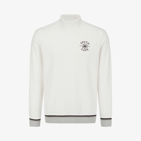 Southcross Velvet-Touch High-Neck Sweatshirt_WT