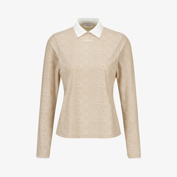 Monogram Pattern Collar Baselayer_BE