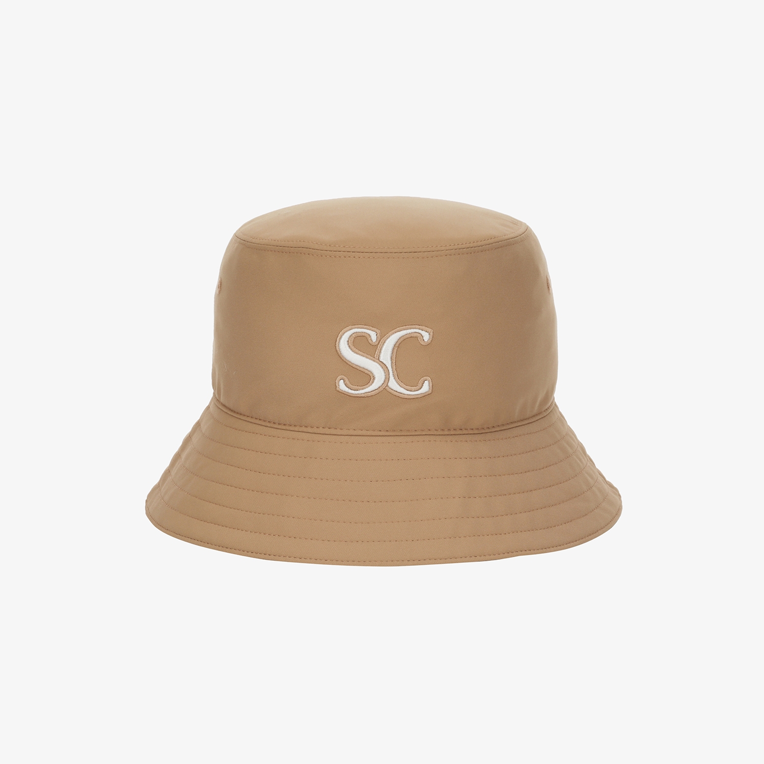 SC logo Lace-Up Ribbon Bucket Hat_BE