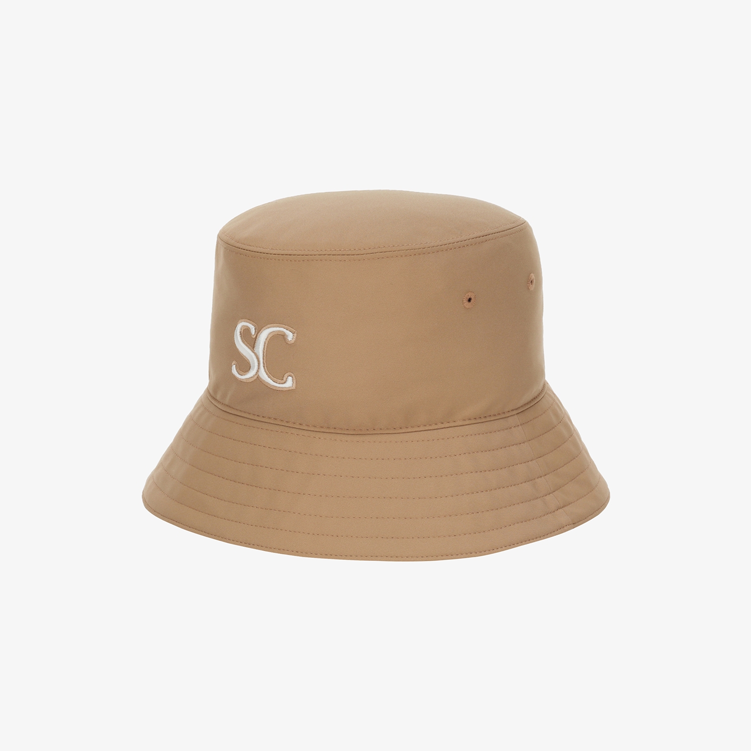 SC logo Lace-Up Ribbon Bucket Hat_BE