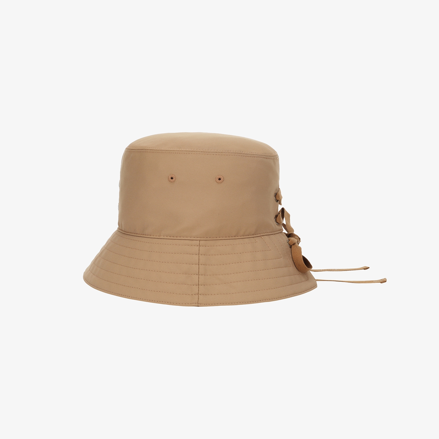 SC logo Lace-Up Ribbon Bucket Hat_BE