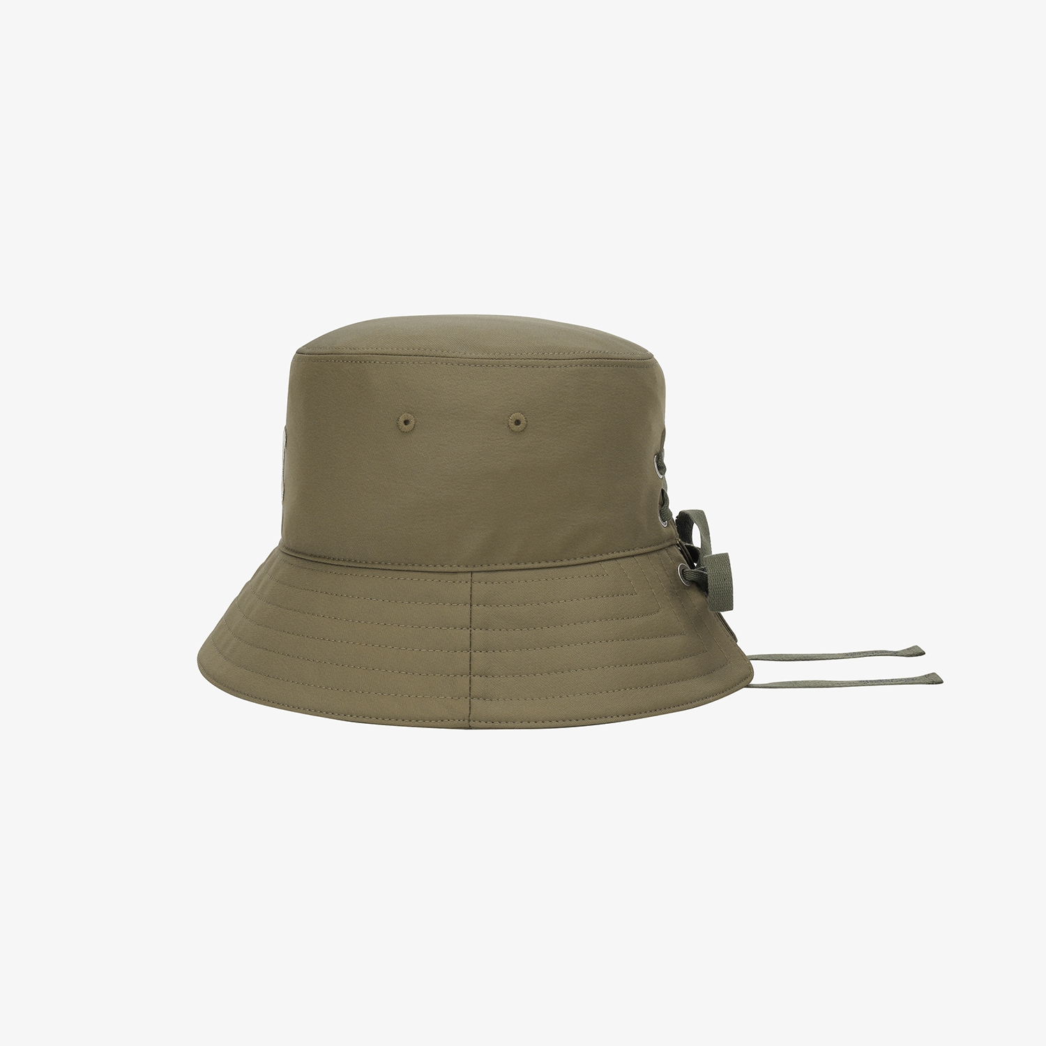 SC logo Lace-Up Ribbon Bucket Hat_KH