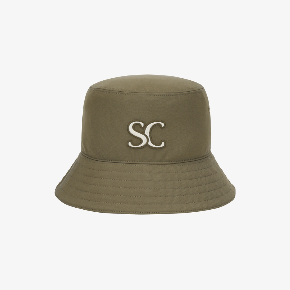 SC logo Lace-Up Ribbon Bucket Hat_KH