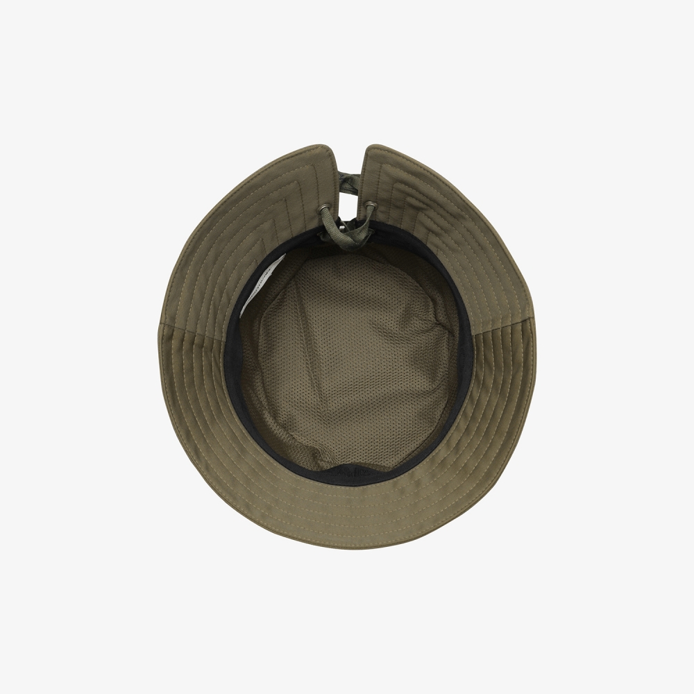 SC logo Lace-Up Ribbon Bucket Hat_KH