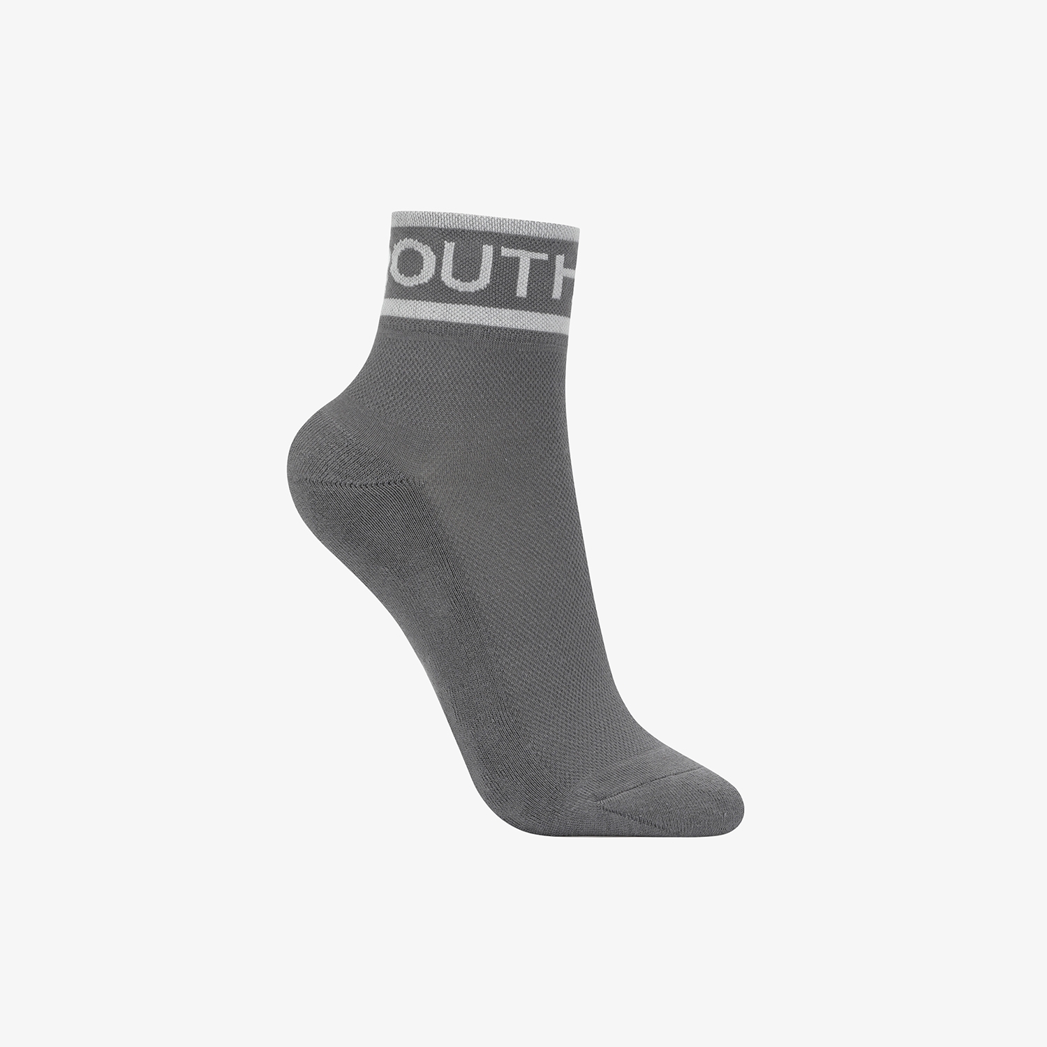 Color Contrast Logo Lettering Crew Socks_DG