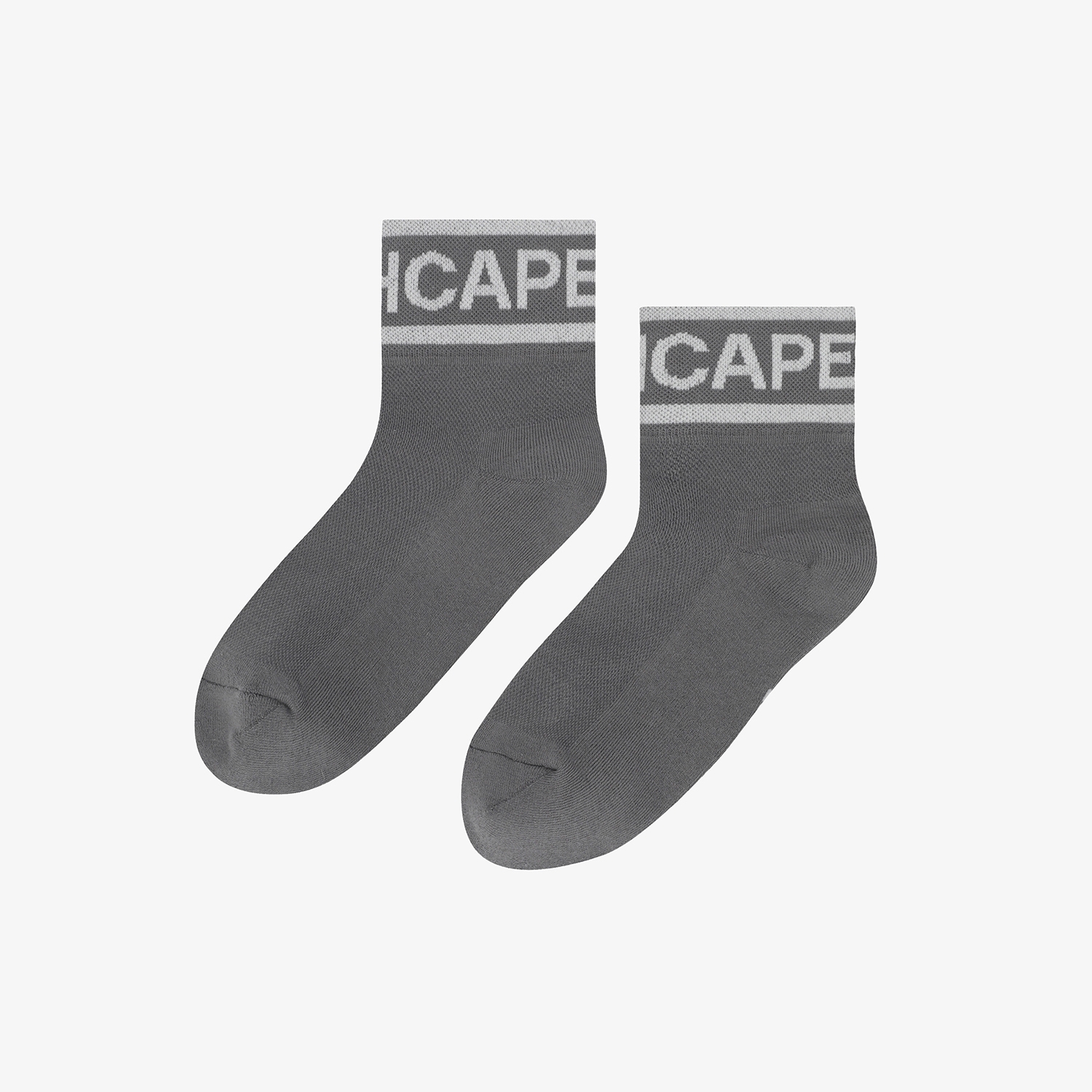 Color Contrast Logo Lettering Crew Socks_DG