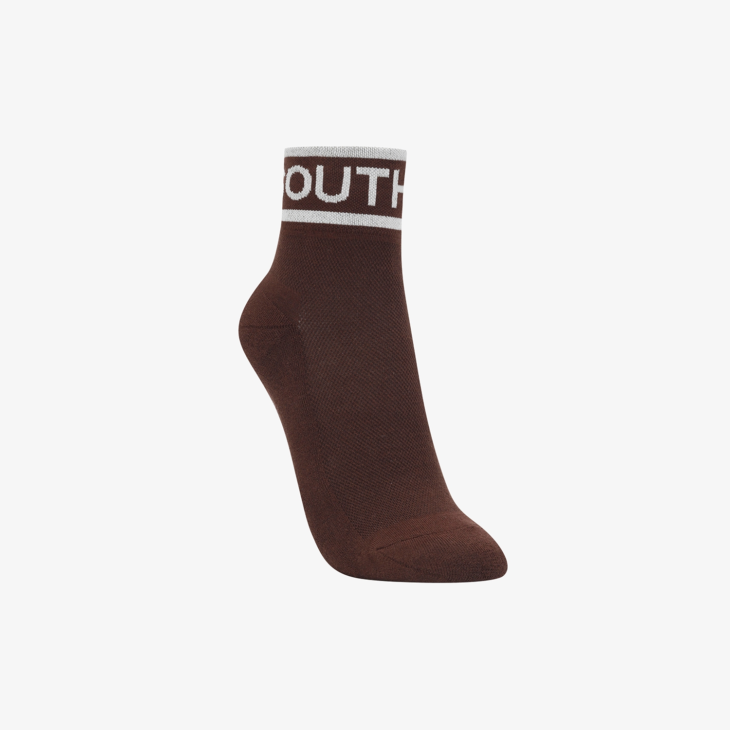 Color Contrast Logo Lettering Crew Socks_DW