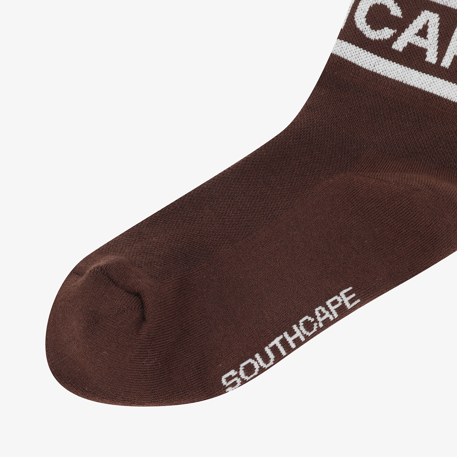 Color Contrast Logo Lettering Crew Socks_DW