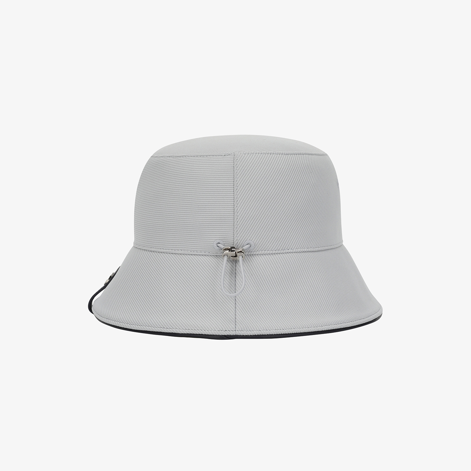 Logo Leather Piping Bucket Hat_LG