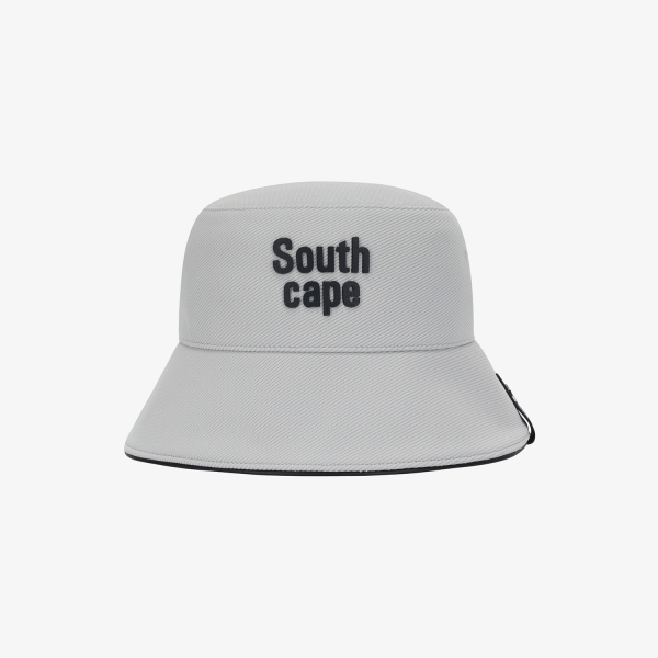 Logo Leather Piping Bucket Hat_LG