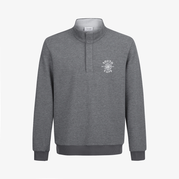 Hidden Button High-Neck T-Shirt_MG