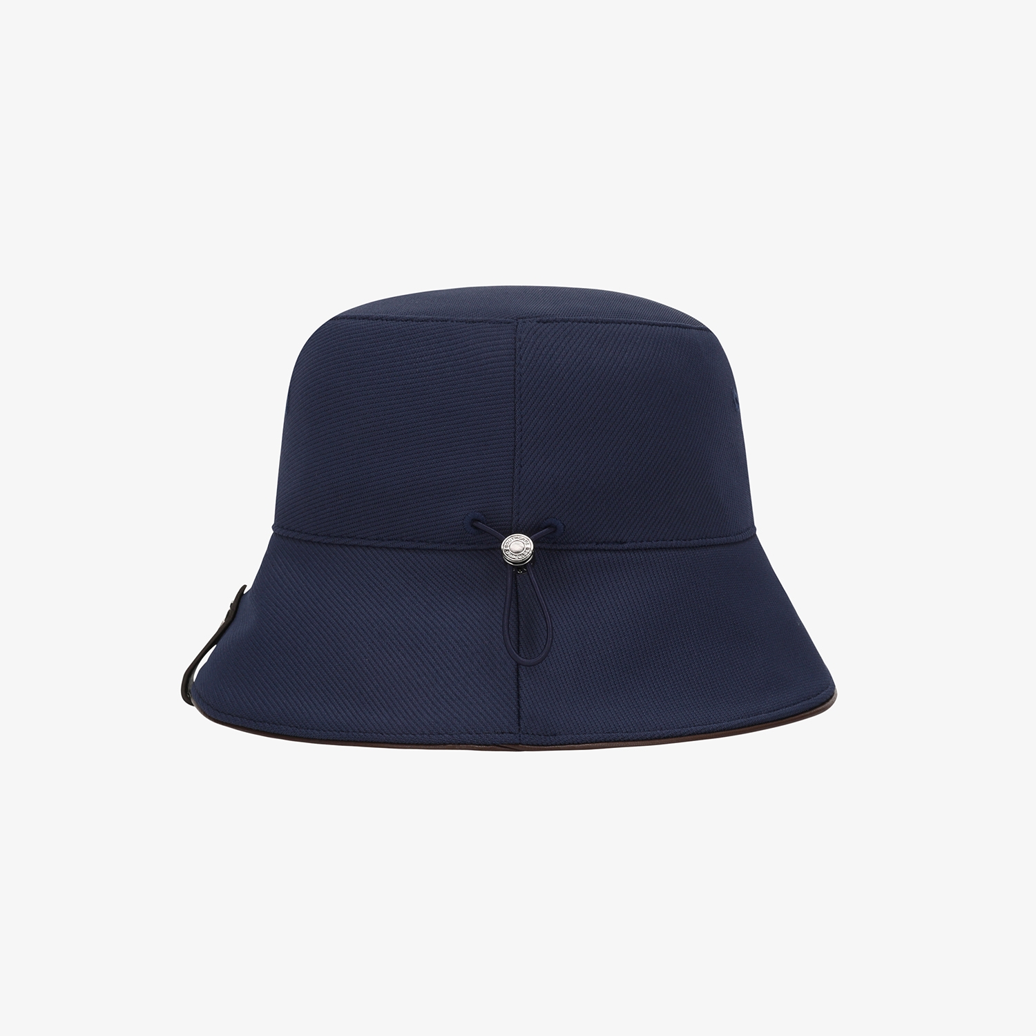 Logo Leather Piping Bucket Hat_NA