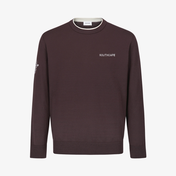 Southcross Layered Neckline Knit Pullover_BR