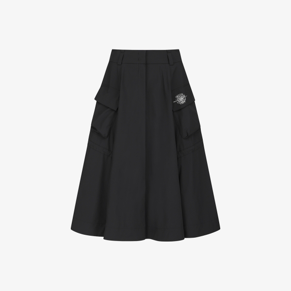 Southcross Out-Pocket Long Skirt_BK