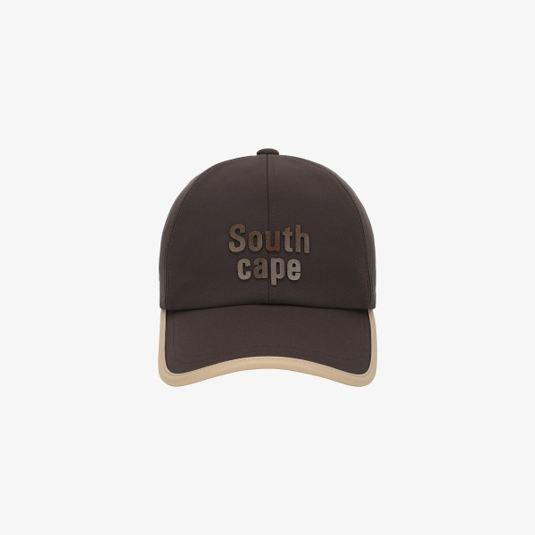 Logo Leather Piping Ball Cap_BR