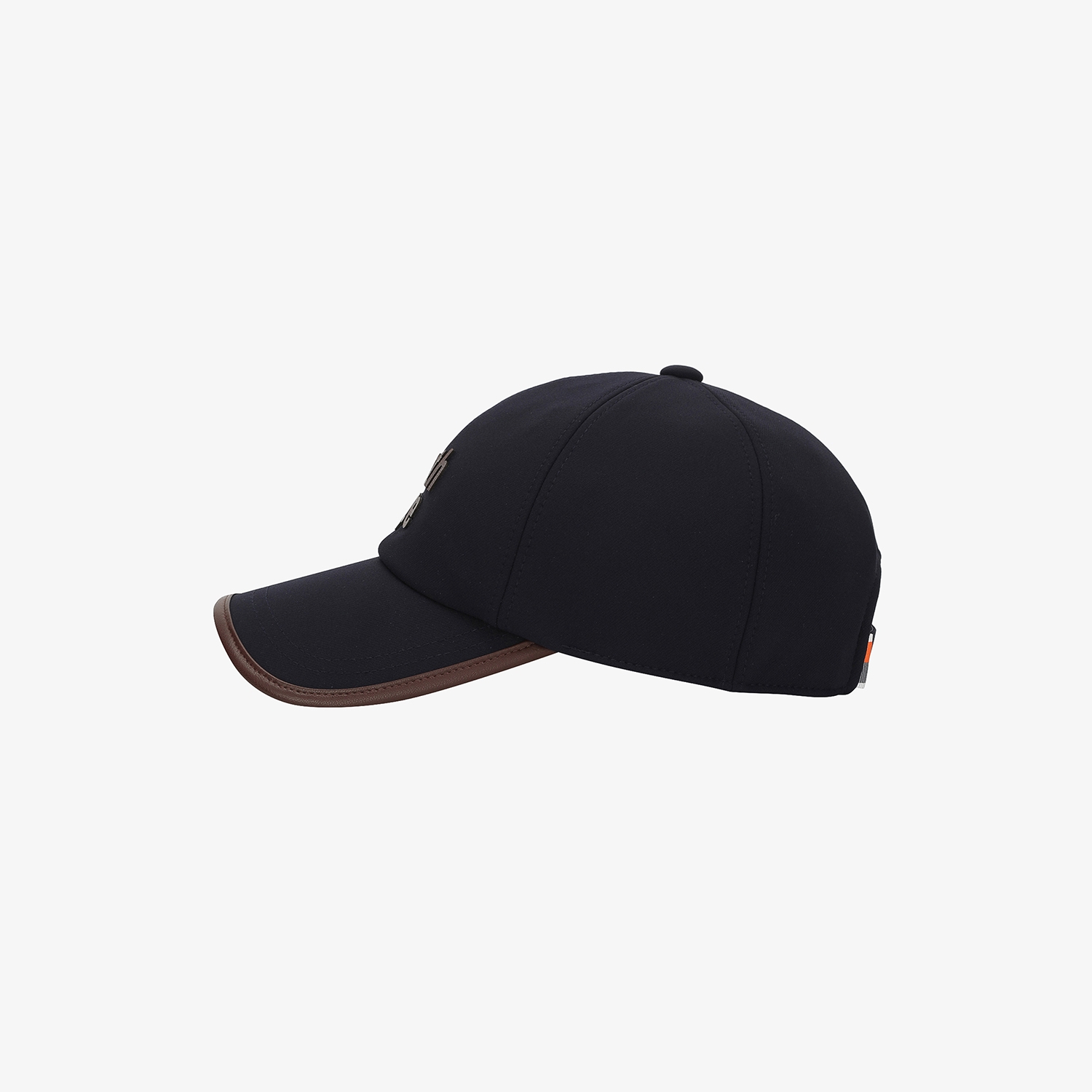 Logo Leather Piping Ball Cap_DA