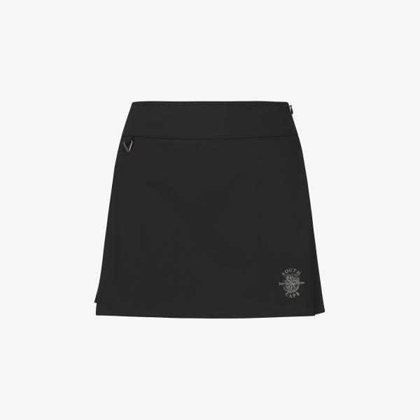 Southcross Back Pleated Skirt_BK