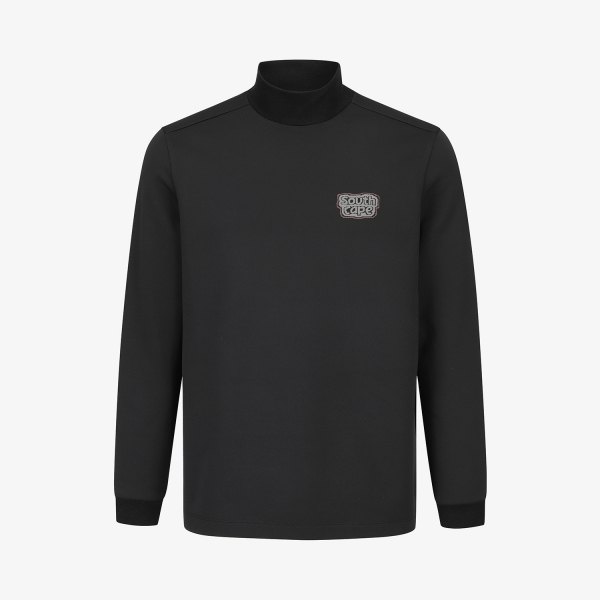 Superlife Logo High-Neck Sweatshirt_BK
