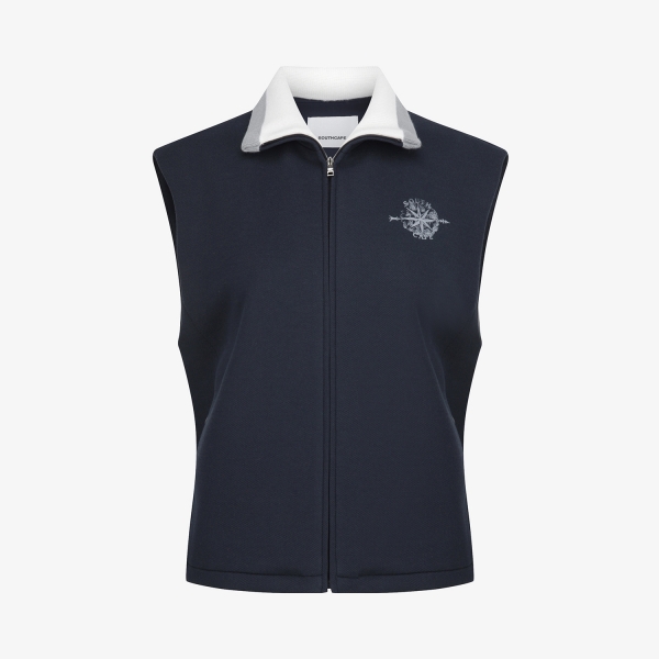 Southcross Contrast-Collar Jersey Vest_NA