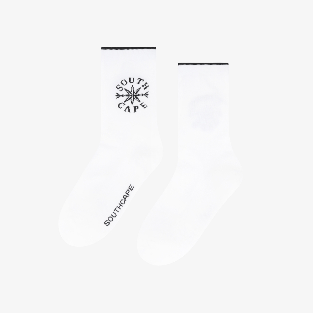 Southcross Logo Mid-Calf Socks_WT