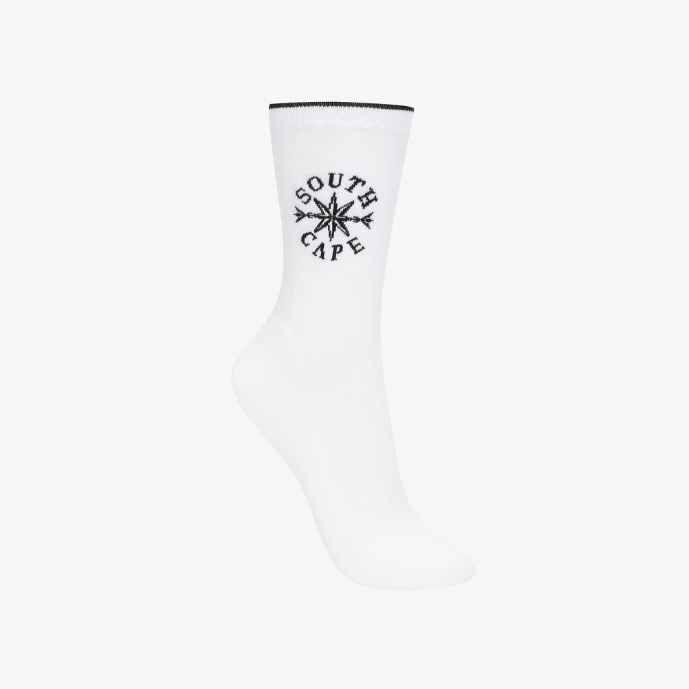 Southcross Logo Mid-Calf Socks_WT