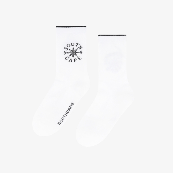 Southcross Logo Mid-Calf Socks_WT