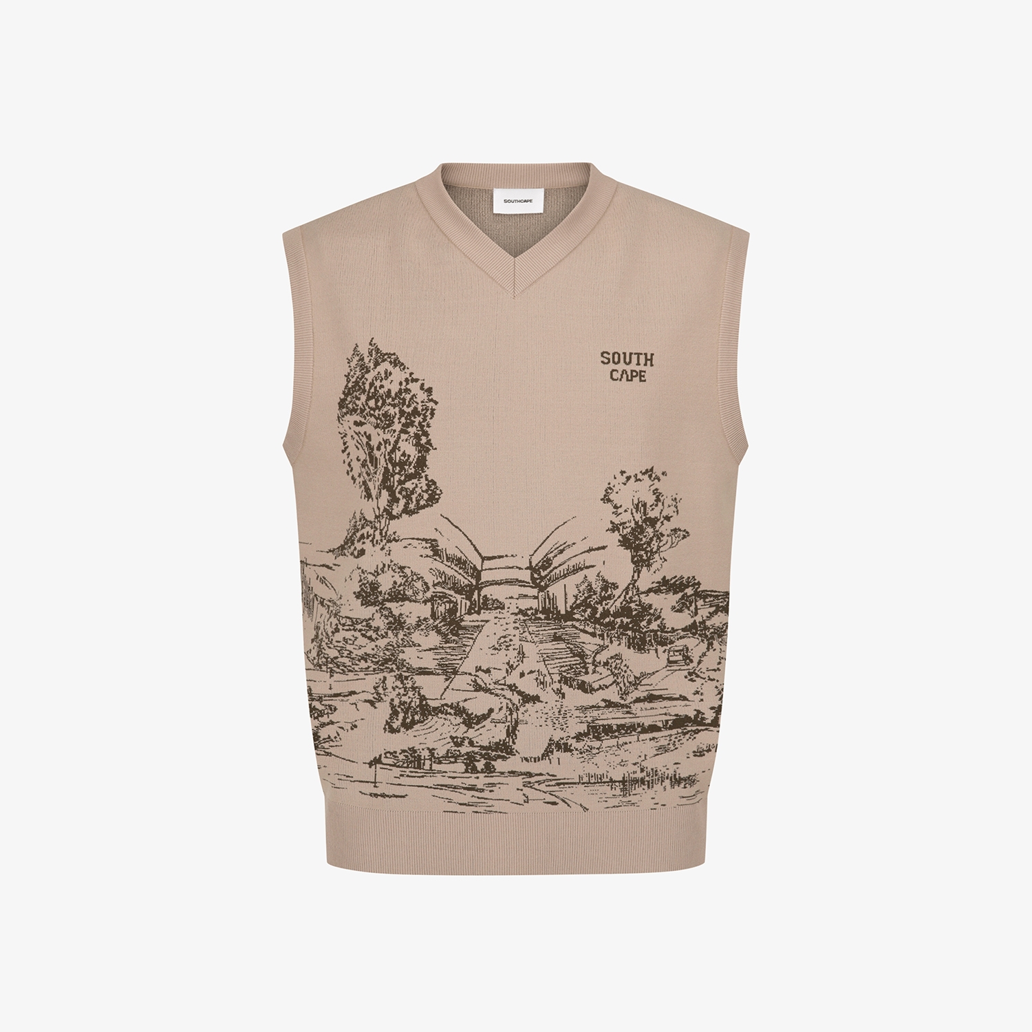 Men&rsquo;s Namhae Heritage V-Neck Knit Vest_BE