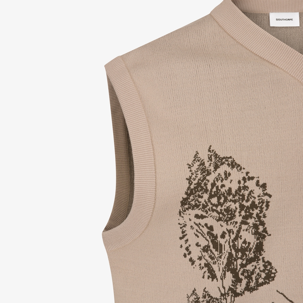 Men&rsquo;s Namhae Heritage V-Neck Knit Vest_BE