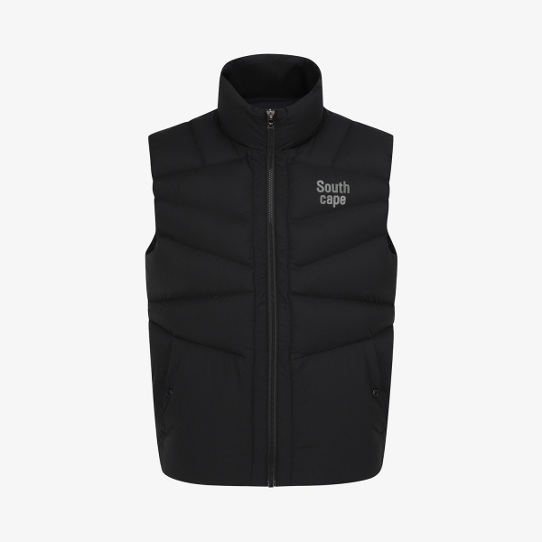 Paneled Goose Down Vest