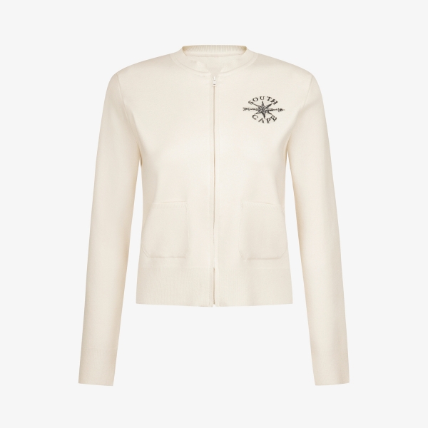 Southcross Knit Half-Neck Zip-Up Cardigan_CR