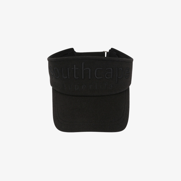 SOUTHCAPE Knitted Logo Visor_BK