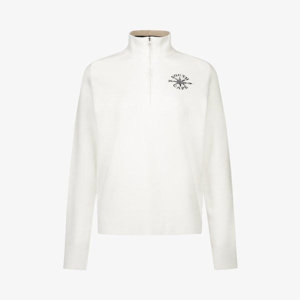 Southcross Color-Block Stripe Half-Zip Knit_IV