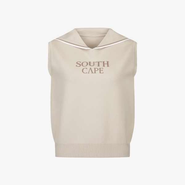 Southcross Sailor Collar Knit Vest_BE