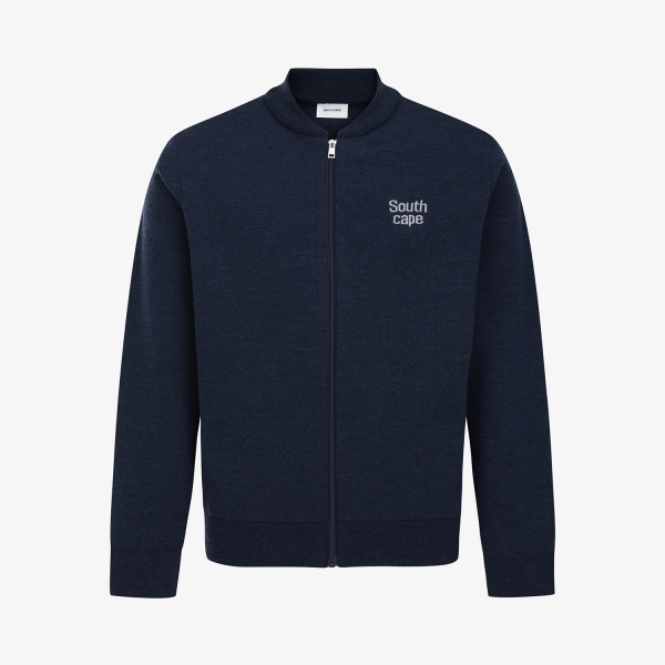Southcross Baseball Collar Knit Zip-Up_NA