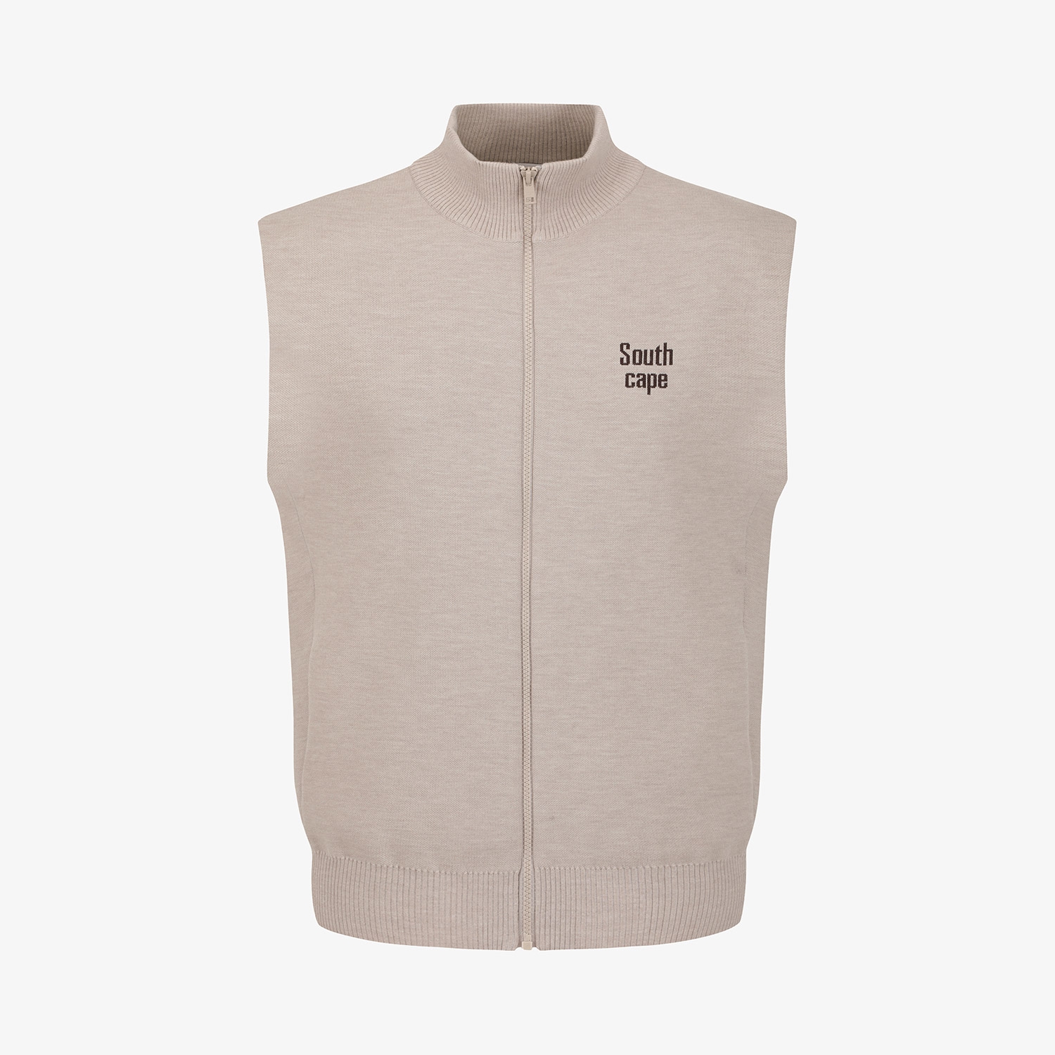Namhae Heritage Zip-Up Knit Vest_BE