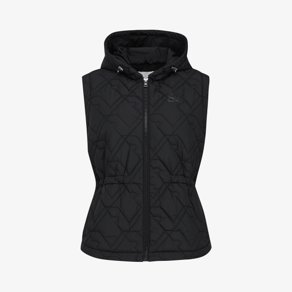 Volante Quilted Padded Hood Vest_BK