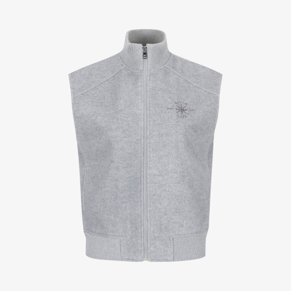 Southcross Wool High-Neck Zip-Up Vest_MG