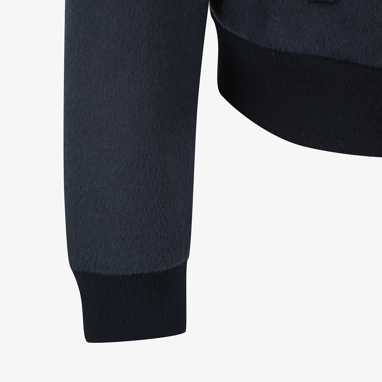 Southcross Fox-Fur Collar Wool Zip-Up Jacket_DA