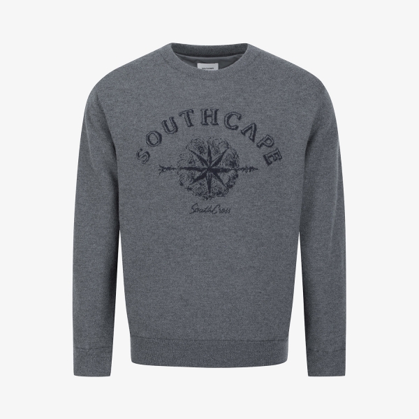 Southcross Windproof Round-Neck Knit Pullover_GY