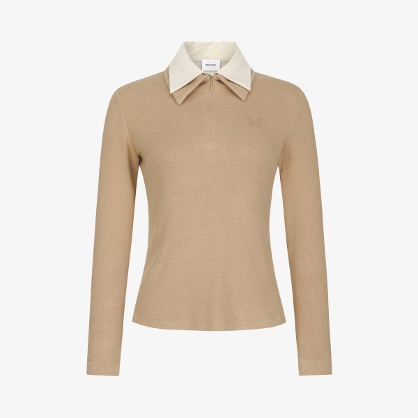 Layered Collar T-Shirt_BE