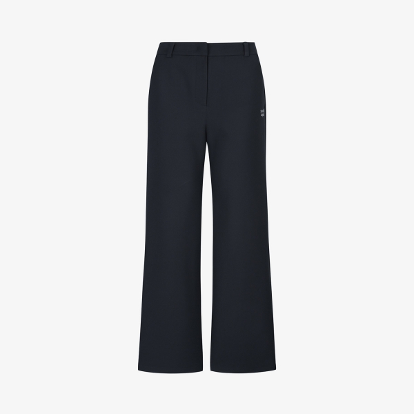 Hybrid Down-Fabric Brushed Wide Pants_BK