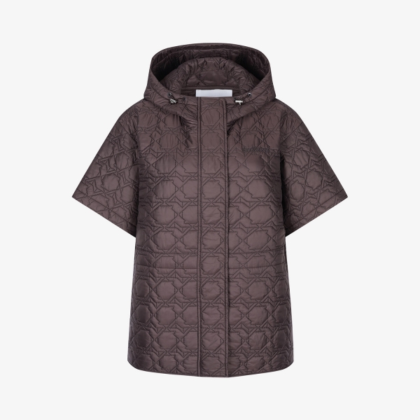Quilted Half-Sleeve Padded Jumper_BR