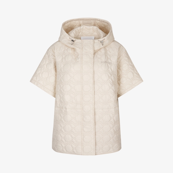 Quilted Half-Sleeve Padded Jumper_LE