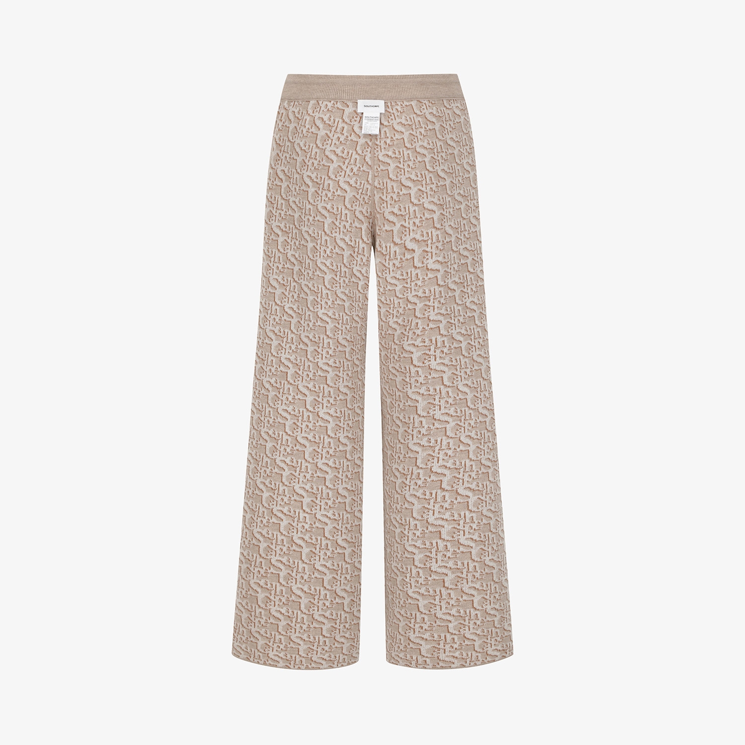 Reversible Jacquard Knit Pants_BE