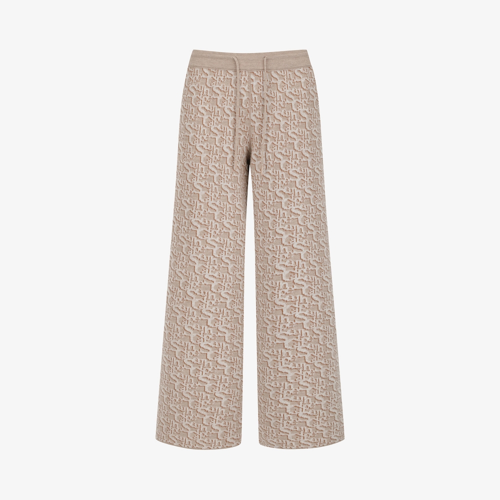 Reversible Jacquard Knit Pants_BE