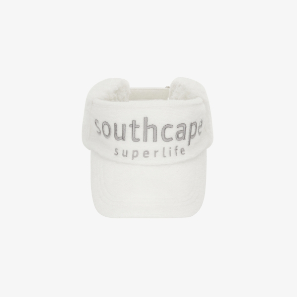 Southcape Logo Fur Earmuff Visor_WT