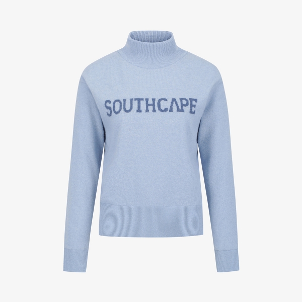 Windproof Cashmere Mockneck Knit Pullover_BL