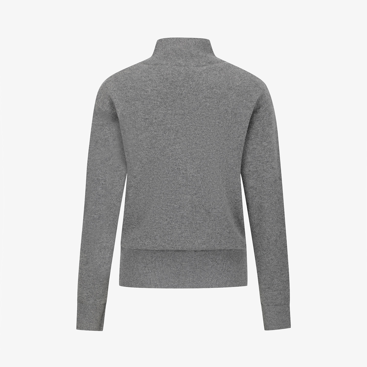 Windproof Cashmere Mockneck Knit Pullover_GY