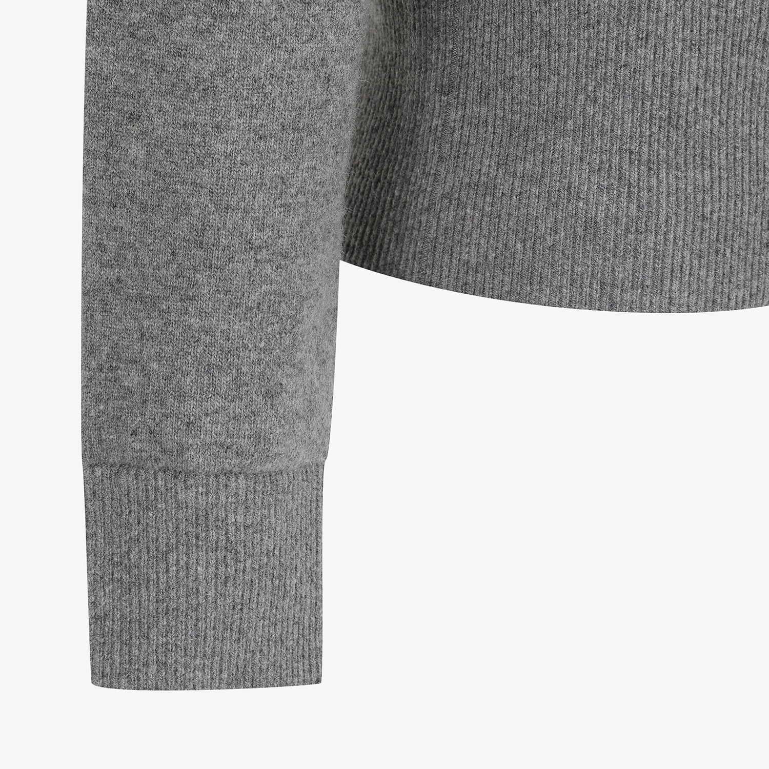 Windproof Cashmere Mockneck Knit Pullover_GY