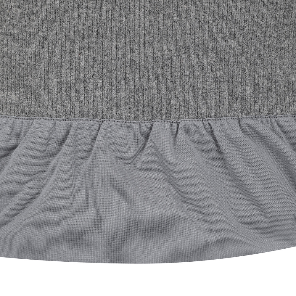 Windproof Cashmere Mockneck Knit Pullover_GY